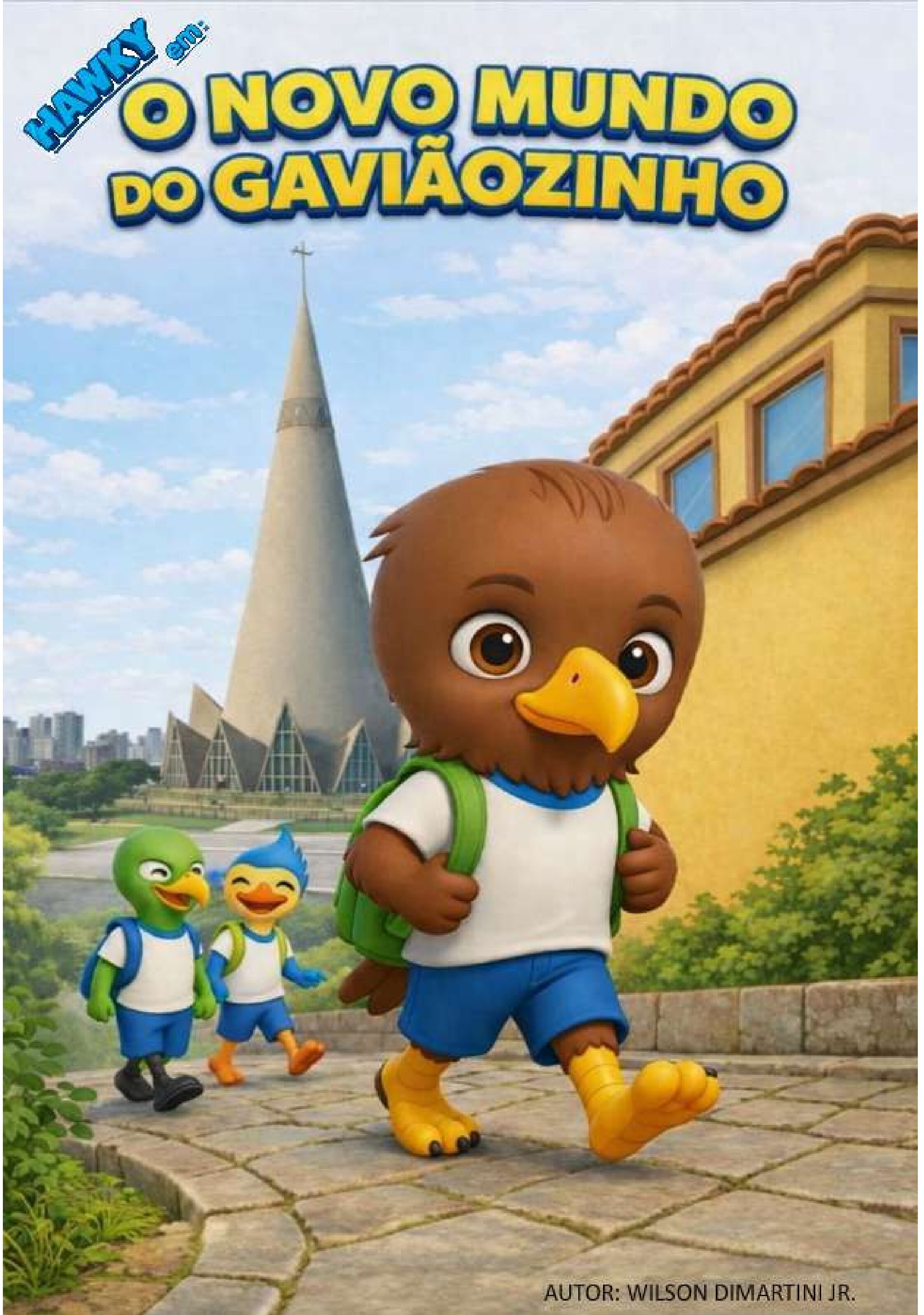 Capa de HAWKY — O Novo Mundo do Gaviãozinho